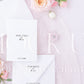 Invitation suite mock up, floral stationery mock up with pink and ivory roses {Tenderness 14}