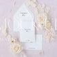 Wedding card mockup, mockup flatlay photography {Purity 06}